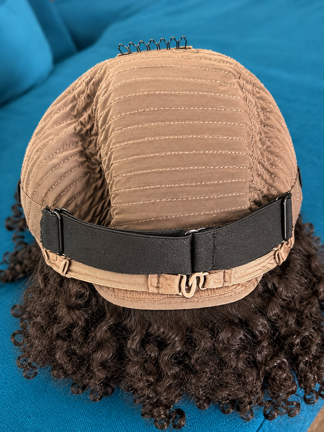 Afro Kinky Curly 100% Human Hair Wig with Bangs 300% Density
